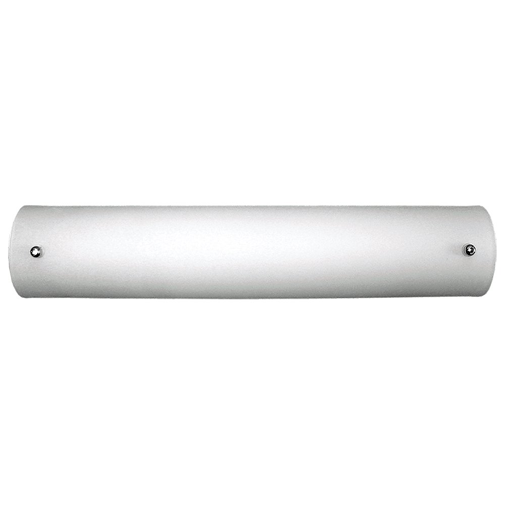 Απλίκα γυάλινη μακρόστενη 2xΕ27 WLT 6066- Λευκό Φωτιστικά Μπάνιου