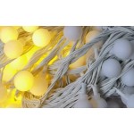 200 λαμπάκια LED μπαλίτσες με 8 προγράμματα & λευκό καλώδιο - θερμό φως ΧΡΙΣΤΟΥΓΕΝΝΙΑΤΙΚΟΣ ΔΙΑΚΟΣΜΟΣ