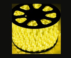 Φωτοσωλήνας LED Μονοκάναλος 100m IP65 - Κίτρινο ΧΡΙΣΤΟΥΓΕΝΝΙΑΤΙΚΟΣ ΔΙΑΚΟΣΜΟΣ