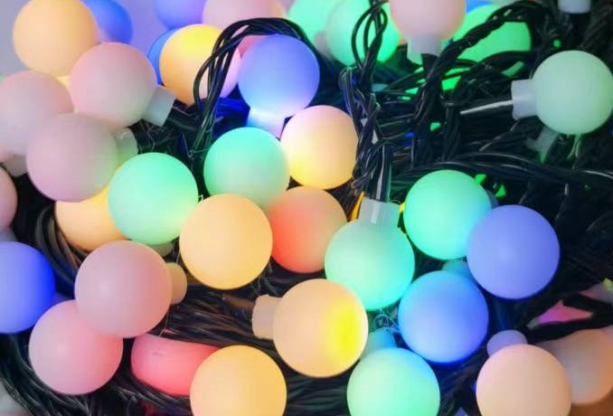 200 λαμπάκια LED πολύχρωμες μπαλίτσες με 8 προγράμματα & πράσινο καλώδιο  ΧΡΙΣΤΟΥΓΕΝΝΙΑΤΙΚΟΣ ΔΙΑΚΟΣΜΟΣ