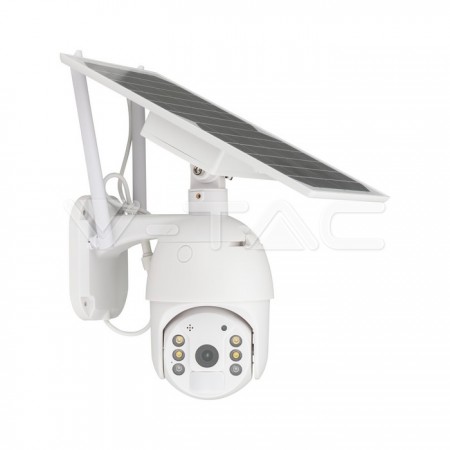 Ηλιακή Κάμερα Wi-Fi με Ανιχνευτή Κίνησης, Mikr;ofvno & Νυχτερινή Λήψη IP65 VT-11024-WIFI V-TAC