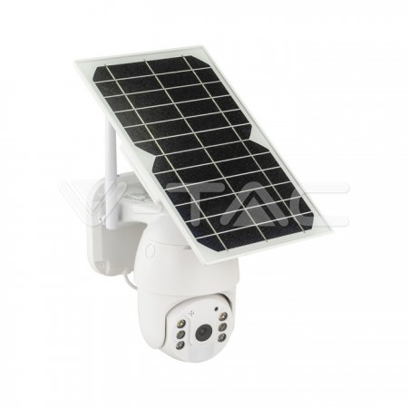 Ηλιακή Κάμερα Wi-Fi με Ανιχνευτή Κίνησης, Μικρόφωνο & Νυχτερινή Λήψη IP65 VT-11024-WIFI V-TAC