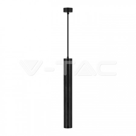 Κρεμαστό Φωτιστικό Οροφής  1 x GU10  D:60x500mm Μαύρο VT-976 V-TAC
