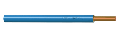 Καλώδιο  NYA H07V-U 1x2,5 mm2 μπλε Εσωτερικών Εγκαταστάσεων