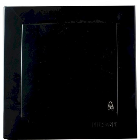 Μαύρο μπουτόν κουδουνιού 12V-220V NILSON