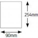 Επίτοιχο spot στρογγυλό Trio90L GU10 λευκό 90x254mm Geyer Πλαφονιέρες Οροφής - σποτ