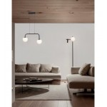 Κρεμαστο Φωτιστικο - Κρεμαστό Φωτιστικό Οροφής 16W JOLINE Nova Luce - Μαύρο Κρεμαστά Φωτιστικά