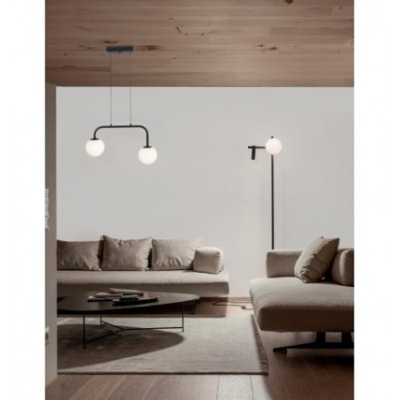 Κρεμαστό Φωτιστικό Οροφής 16W JOLINE Nova Luce - Μαύρο
