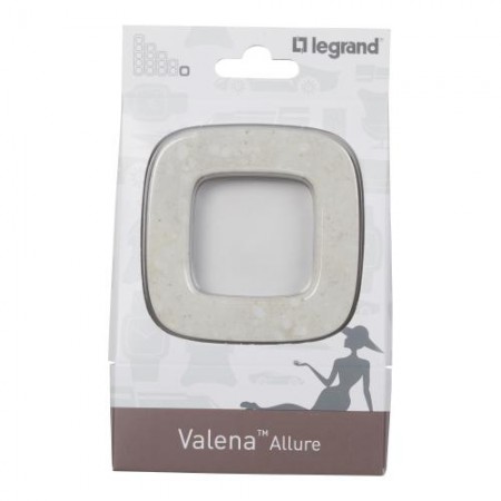 Valena Allure πλαίσιο 1 θέσεων Palace marble