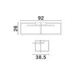 Φωτιστικό Οροφής Led 31W 3000k Dimmable CLEA Nova Luce - Λευκό  Πλαφονιέρες Οροφής - σποτ