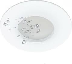 Σποτ στεγανά - Σποτ Χωνευτό Στεγανό 1xGU10 - Λευκό Σώμα Φωτιστικά Μπάνιου
