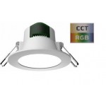 Χωνευτό Led Οροφής Smart 7W CCT RGB Χωνευτά Led Οροφής Smart