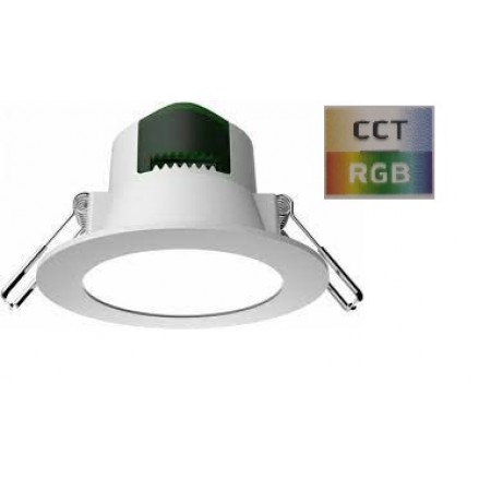 Χωνευτό Led Οροφής Smart 7W CCT RGB
