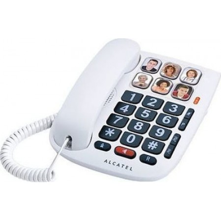 Ενσύρματο Τηλέφωνο με 6 μεγάλα πλήκτρα άμεσης κλήσης TMAX10