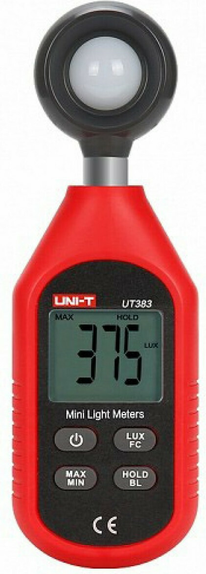 Φωτόμετρο mini 199.900lux 1000FC  UT383 Uni-T Φωτόμετρα