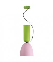 Κρεμαστό Φωτιστικό Οροφής  1 x E27 17034 - Πράσινο & Ροζ Κρεμαστά Φωτιστικά