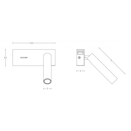  Επίτοιχο Φωτιστικό Ανάγνωσης 3W 3000K  USB Charger H74 Zambelis Lights - Λευκό Σαγρέ